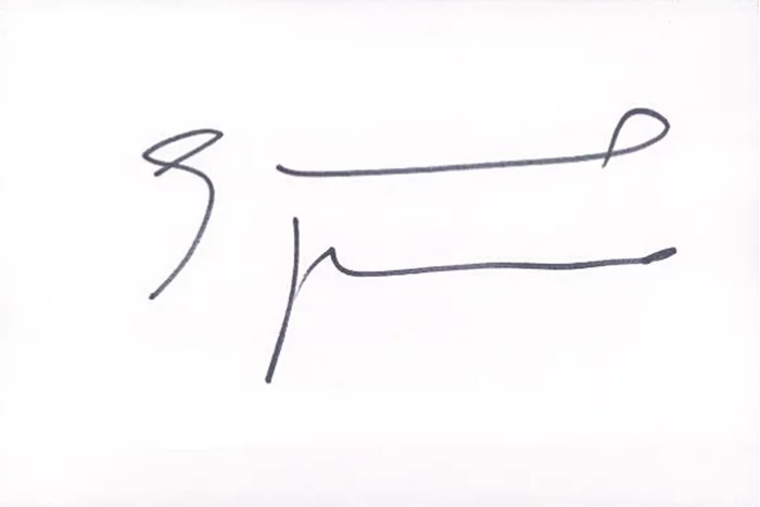 Gabriel Byrne autograph