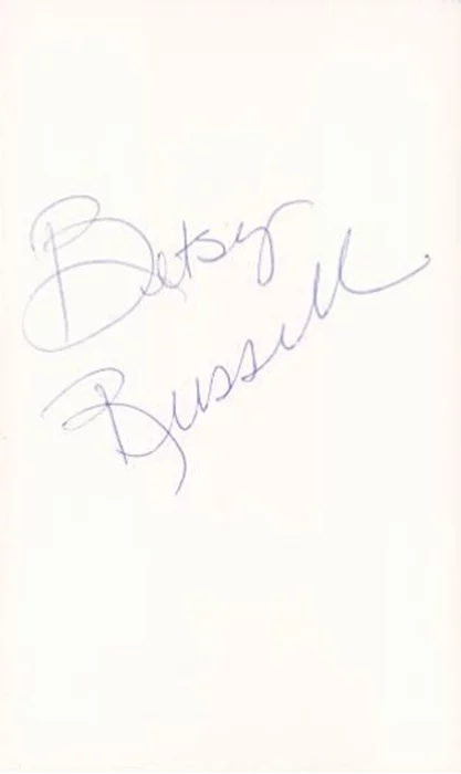 Betsy Russell autograph