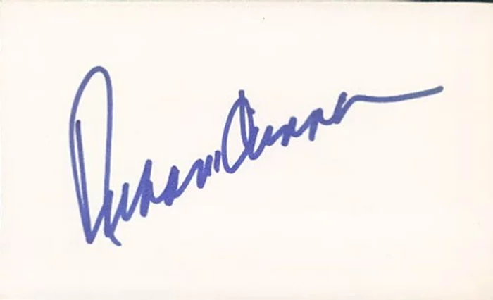 Richard Crenna autograph