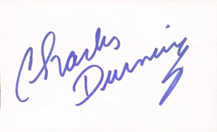 Charles Durning autograph