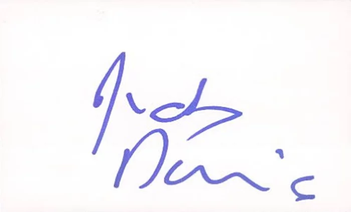 Judy Davis autograph