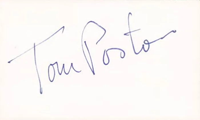 Tom Poston autograph