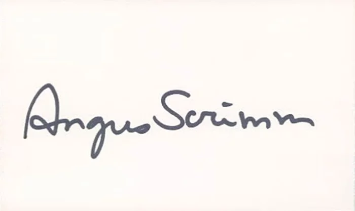 Angus Scrimm autograph