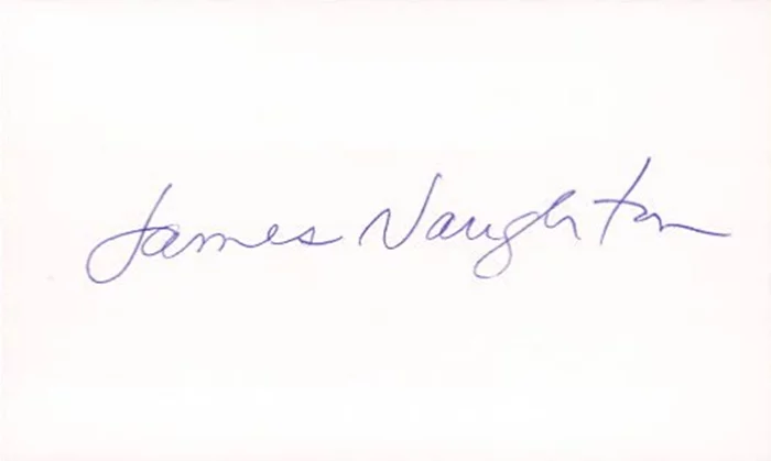 James Naughton autograph