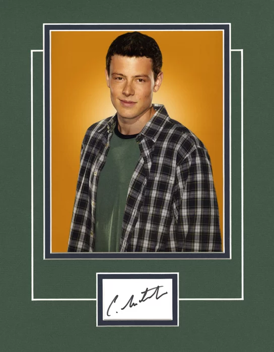 Cory Monteith autograph