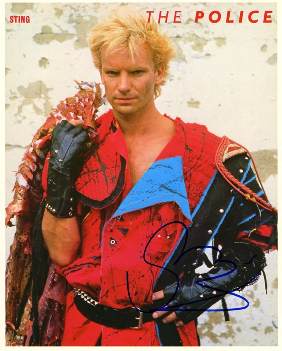 Sting autograph