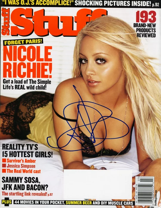 Nicole Richie autograph