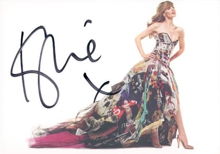 Kylie Minogue autograph