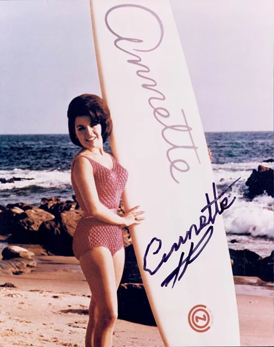 Annette Funicello autograph