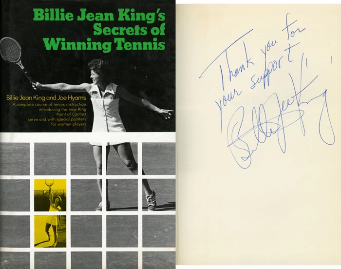 Billie Jean King autograph