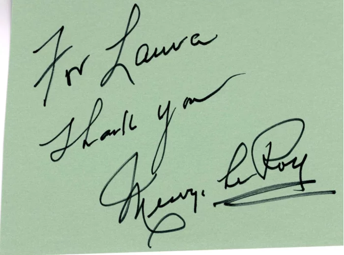 Mervyn LeRoy autograph