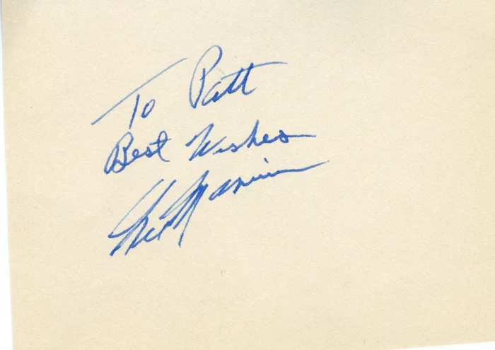 Lee Marvin autograph