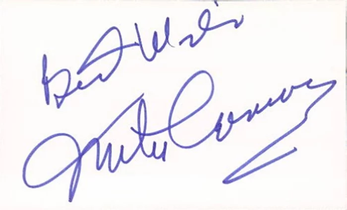 Mike Connors autograph