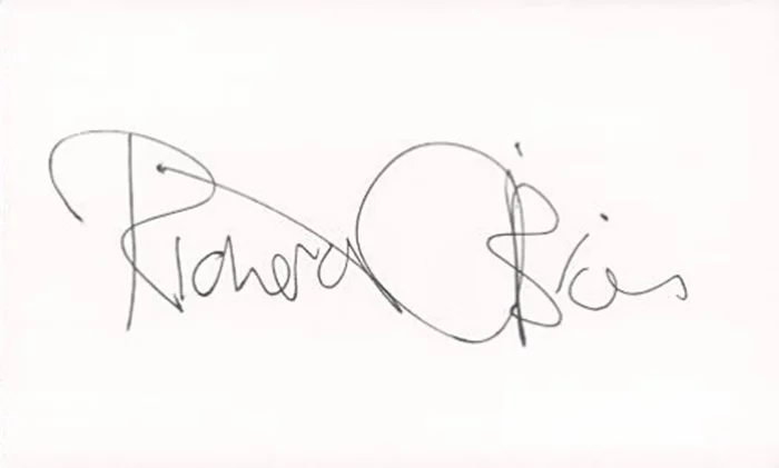 Richard O'Brien autograph