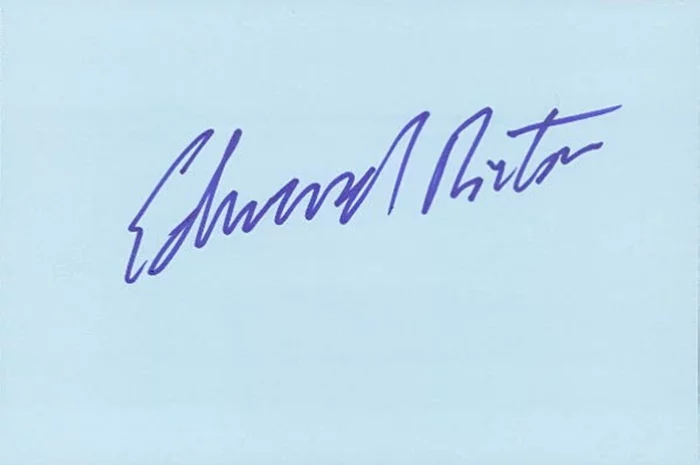 Edward Norton autograph