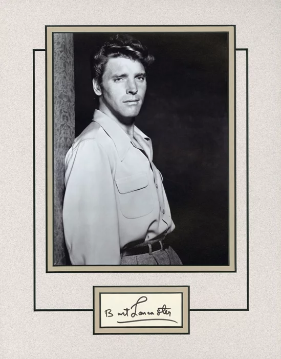 Burt Lancaster autograph