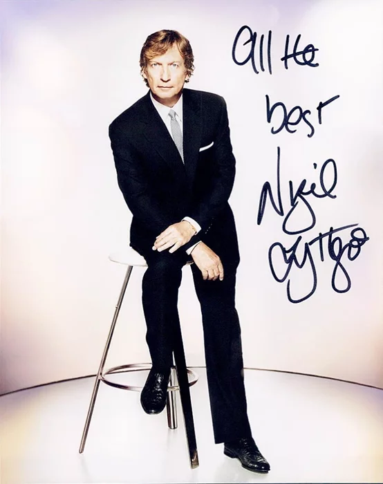 Nigel Lythgoe autograph