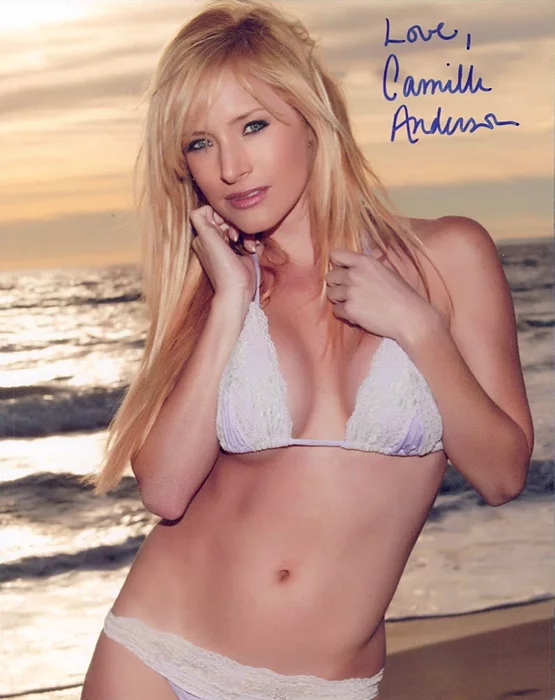 Camille Anderson autograph