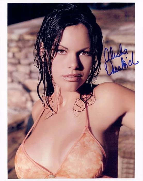 Alesha Oreskovich autograph