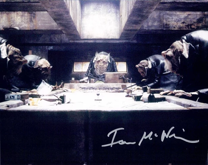 Ian McNeice autograph