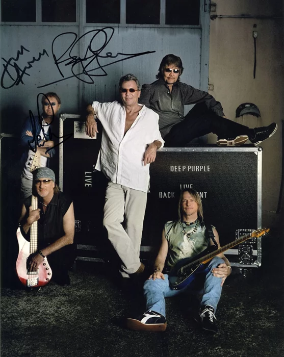 Deep Purple autograph