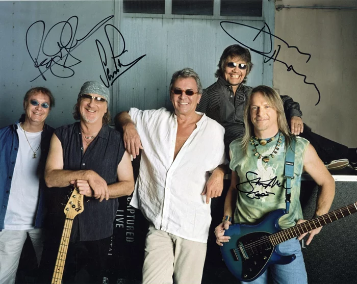 Deep Purple autograph