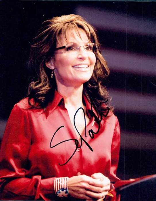 Sarah Palin autograph