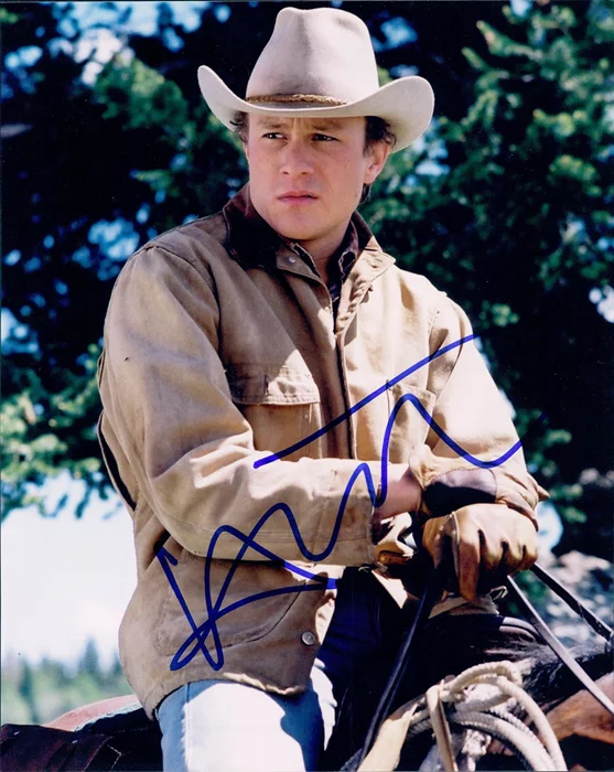 Heath Ledger autograph