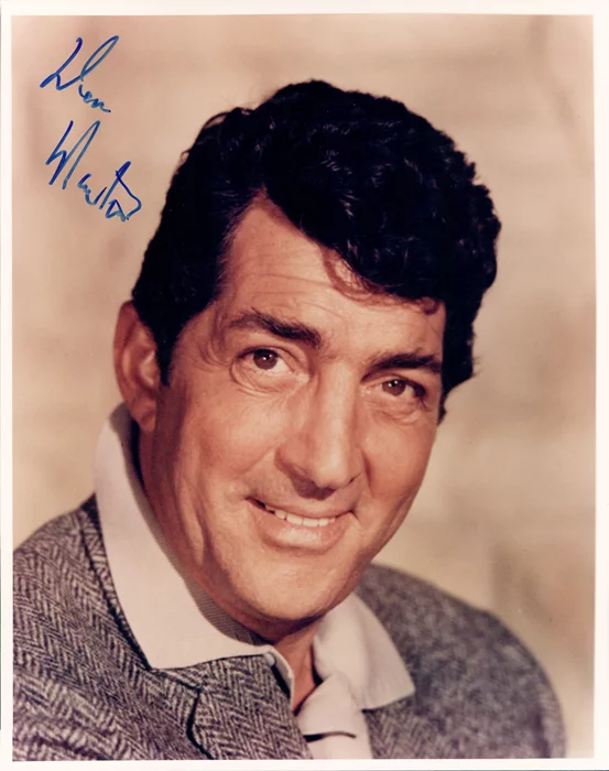 Dean Martin autograph