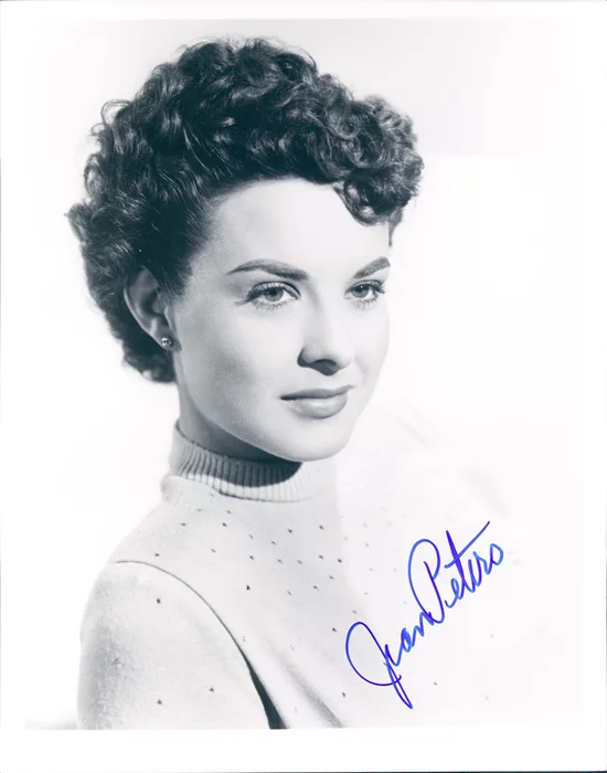 Jean Peters autograph