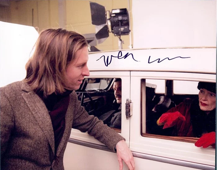 Wes Anderson autograph