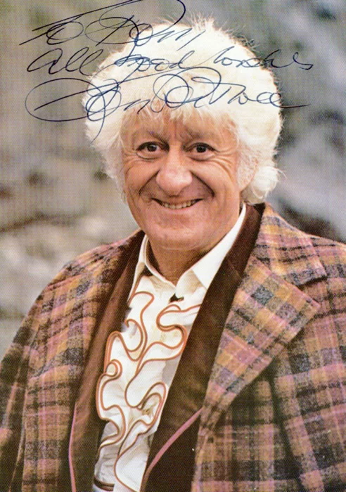 Jon Pertwee autograph