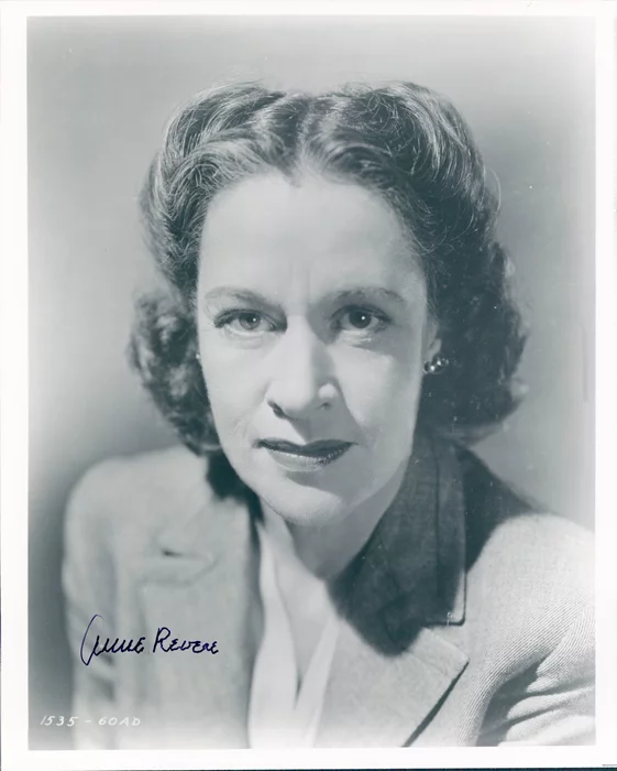 Anne Revere autograph
