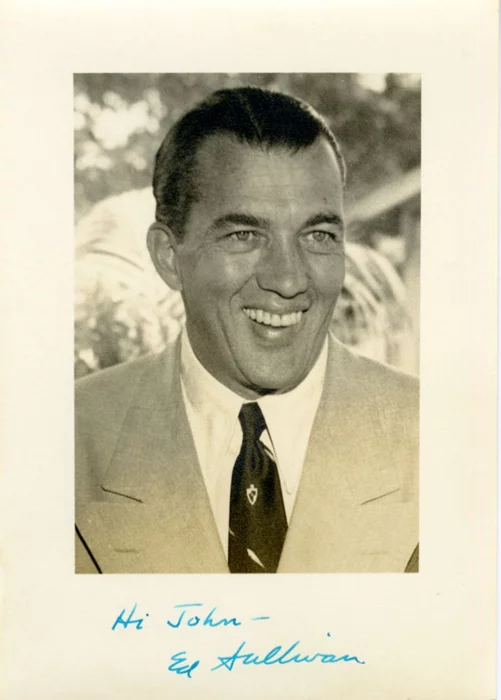 Ed Sullivan autograph