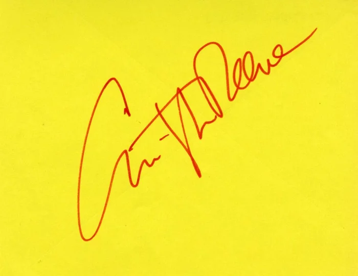 Christopher Reeve autograph