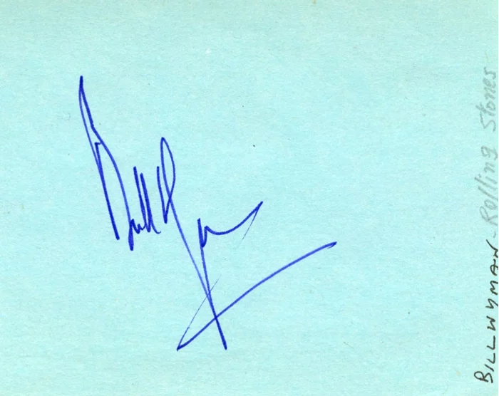 Bill Wyman autograph