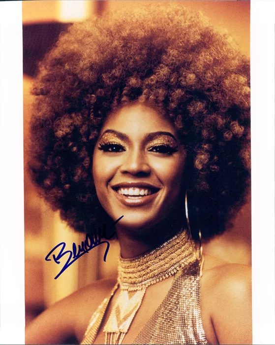 Beyonce autograph