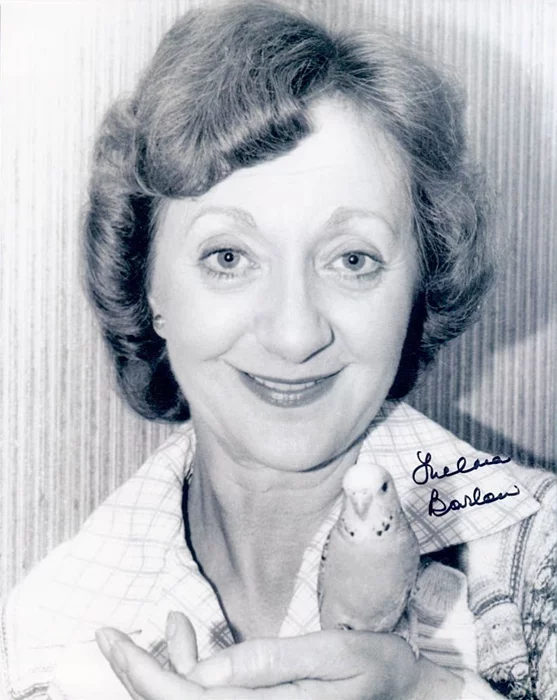 Thelma Barlow autograph