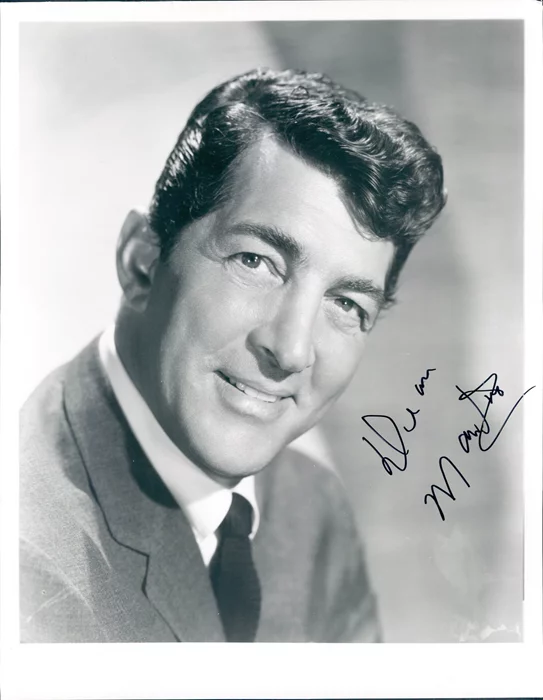Dean Martin autograph