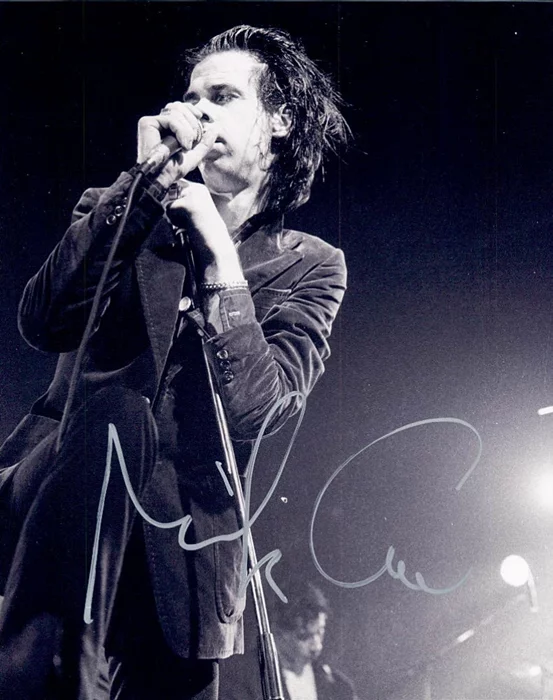 Nick Cave autograph