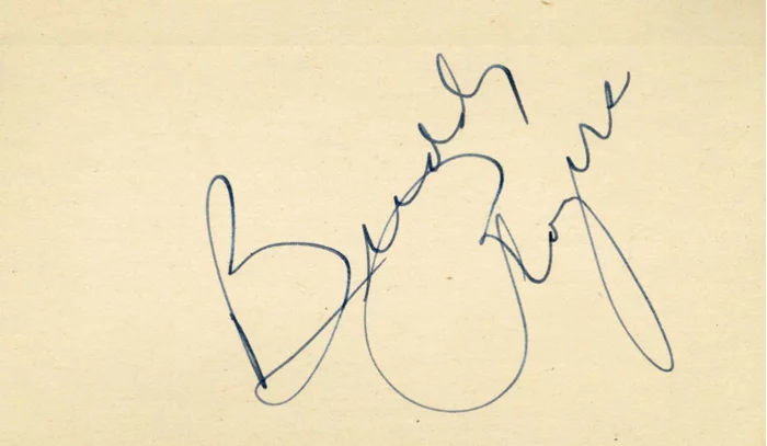 Charles 'Buddy' Rogers autograph