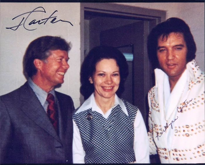 Jimmy & Rosalynn  Carter autograph