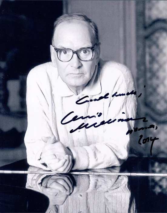 Ennio Morricone autograph