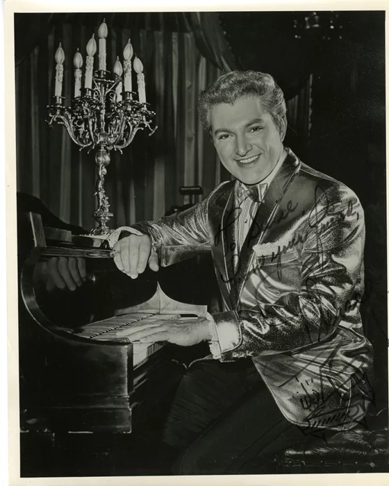 Liberace autograph