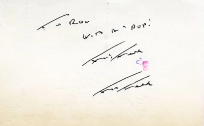 Fritz Feld autograph
