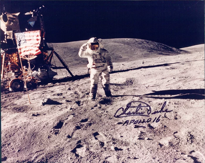 Charles Duke autograph
