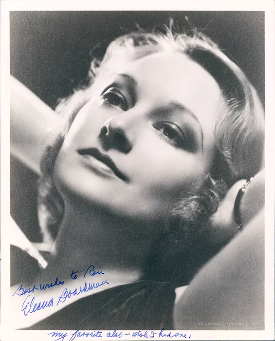 Eleanor Boardman autograph