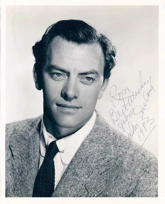 John Ireland autograph