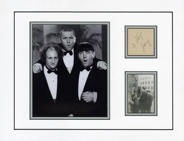 The Three Stooges autograph