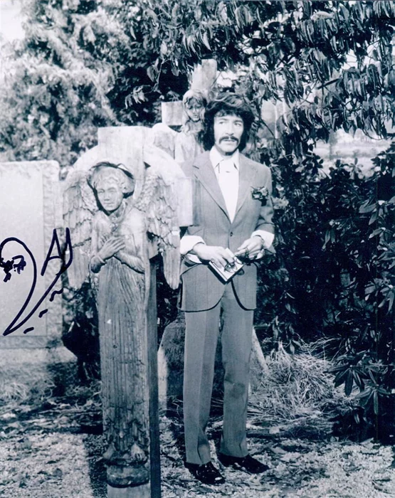 Peter Wyngarde autograph